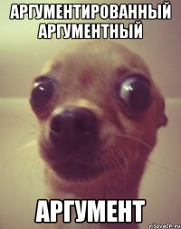 Аргументированный аргументный Аргумент