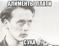 алименты плати сука