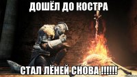 Дошёл до костра СТАЛ ЛЁНЕЙ СНОВА !!!!!!
