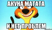 акуна матата и нет проблем