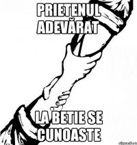 Prietenul adevărat la betie se cunoaste