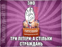 ЗНО три літери, а стільки страждань