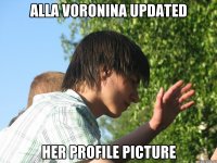 Alla Voronina updated her profile picture