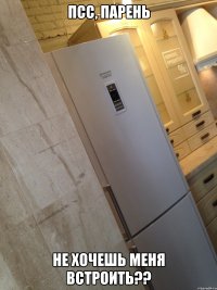 псс, парень не хочешь меня встроить??