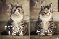 Повсюду шкуры заебали