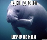 Иди к доске! Шучу не иди