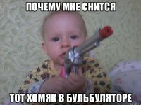 почему мне снится тот хомяк в бульбуляторе