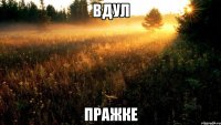 ВДУЛ ПРАЖКЕ