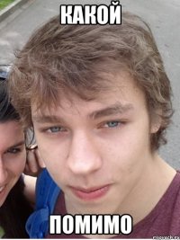 КАКОЙ ПОМИМО