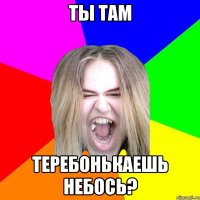 ТЫ ТАМ ТЕРЕБОНЬКАЕШЬ НЕБОСЬ?