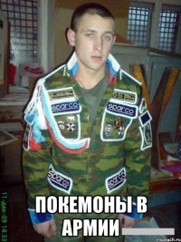  покемоны в армии