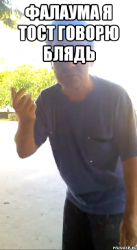 Фалаума я тост говорю блядь 