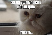 ЖЕНЯ УШЛА ПОСЛЕ КОЛЛЕДЖА ГУЛЯТЬ..