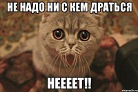 не надо ни с кем драться неееет!!