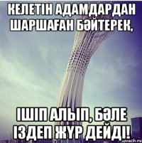 Келетін адамдардан шаршаған Бәйтерек, Ішіп алып, бәле іздеп жүр дейді!