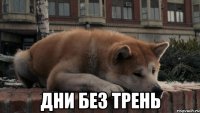  дни без трень