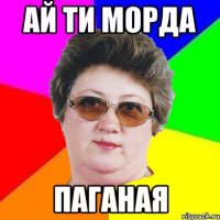 Ай ти морда паганая