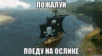 Пожалуй поеду на ослике