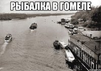 Рыбалка в Гомеле 
