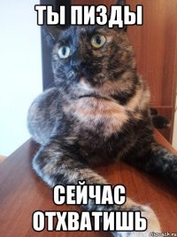 ты пизды сейчас отхватишь
