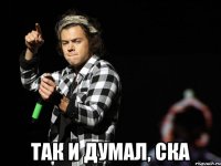  так и думал, ска