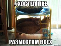 #Хостел Like разместим всех