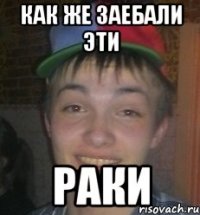 Как же заебали эти Раки