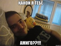 Какой я тебе АМИГО??!!!