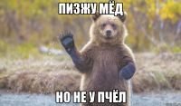 пизжу мёд но не у пчёл