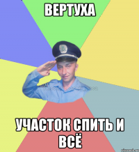 вертуха участок спить и всё