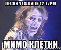 пески утащили 12 турм мимо клетки