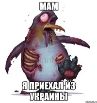 мам я приехал из Украины