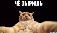 чё зыришь 