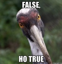 False, но True