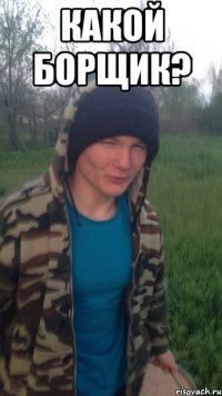 Какой борщик? 