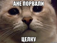 Ане порвали Целку