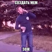 Создать мем Зож