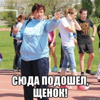  Сюда подошел, щенок!