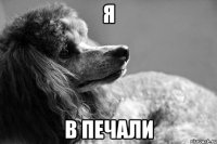 я в печали