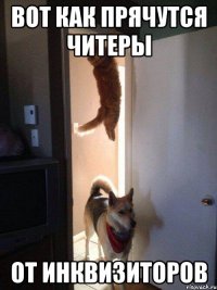 вот как прячутся читеры от инквизиторов