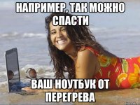 например, так можно спасти ваш ноутбук от перегрева