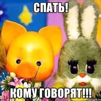 спать! кому говорят!!!