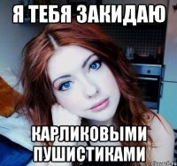 Я тебя закидаю карликовыми пушистиками