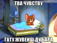 тва чувству гату жувеиш ду бара