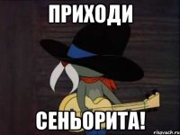 Приходи сеньорита!