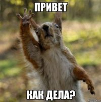 Привет Как дела?