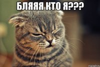 Бляяя кто я??? 