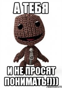 А тебя и не просят понимать!)))