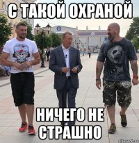 с такой охраной ничего не страшно
