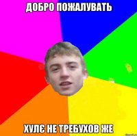 Добро пожалувать хулє не требухов же